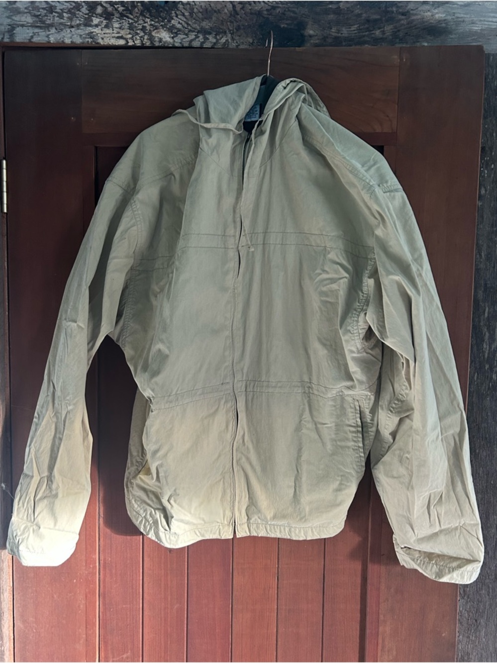 Vintage Armani Exchange Men's Hooded Wingbreaker